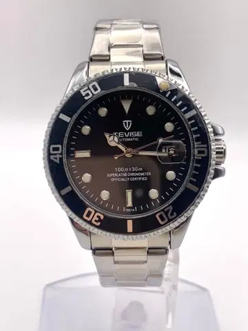 [박스 포함] 자동 와인딩 다이버 워치 블랙 남성용 손목시계 42mm