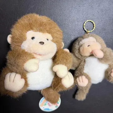 요시토쿠 챠부마루 원숭이 쇼와 레트로 봉제 인형