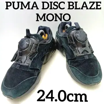 푸마 디스크 블레이즈 모노 스웨이드 스니커즈 블랙 24cm 852
