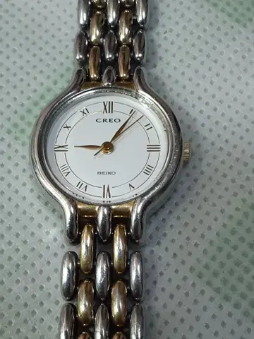 SEIKO CREO 손목시계 쿼츠 콤비 컬러