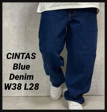 CINTAS 신타스 블루 데님 청바지 구제 의류 W38 L28