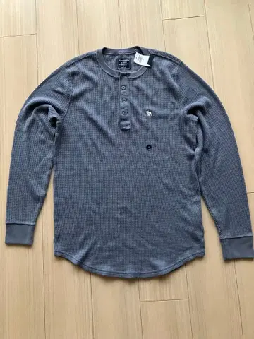 Abercrombie & Fitch 헨리넥 와플 긴팔