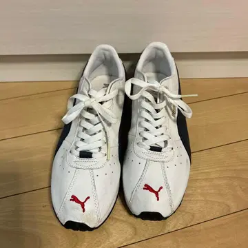 PUMA 스니커즈 화이트 네이비 레드 26.0