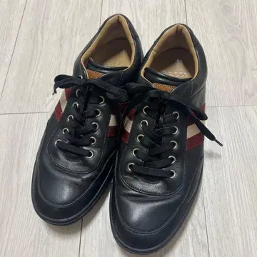 최종 가격! BALLY 가죽 스니커즈 26.5 블랙