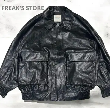 FREAK'S STORE 프릭스스토어 페이크 가죽 자켓 FREE