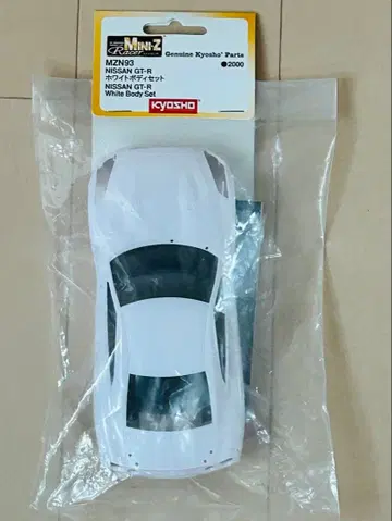 교쇼 Mini-Z NISSAN GT-R 화이트 바디 세트 MZN93