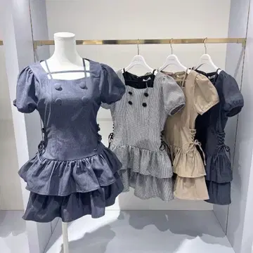 evelyn 에블린 프릴 미니 원피스