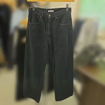 AURALEE 여성용 SELVEDGE LIGHT DENIM PANTS