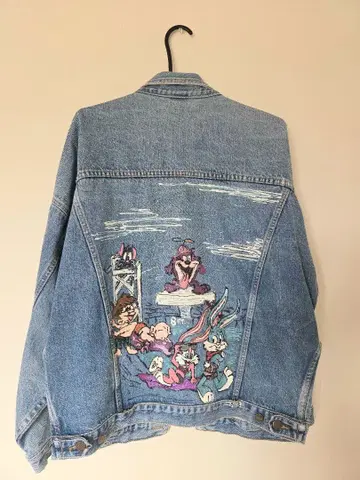초레어 90s USA제 GUESS 타이니툰 데님 자켓 M
