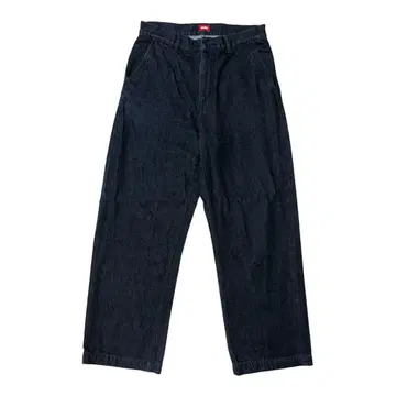 order 일본산 데님 팬츠 블랙 와이드 실루엣