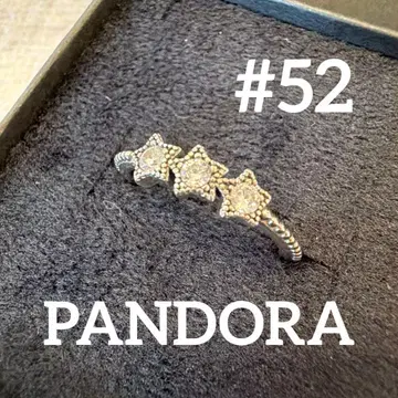 PANDORA 크리스탈 스타즈 반지 EU52 (12호)