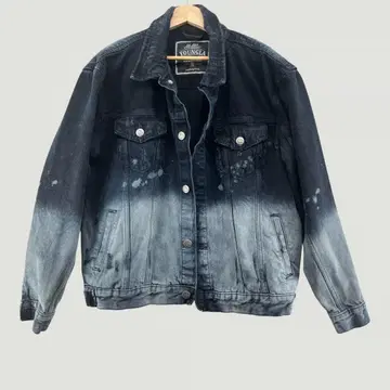 YOUNGLA BLACK WASH Denim JACKET