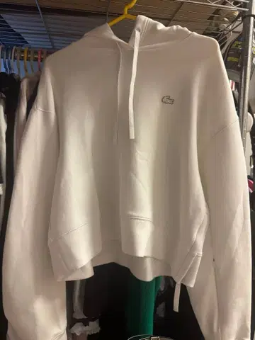 LACOSTE 라코스테 후드티 화이트 38