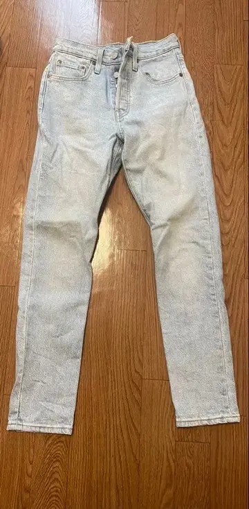 Levi's 501 S 라이트 블루 데님 팬츠 24