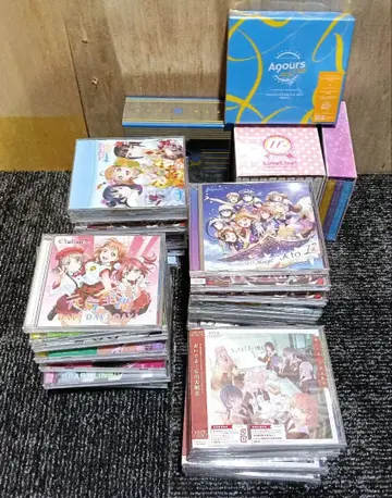 6-0627-1 러브 라이브 CD 정리 BOX 4개 싱글 52장