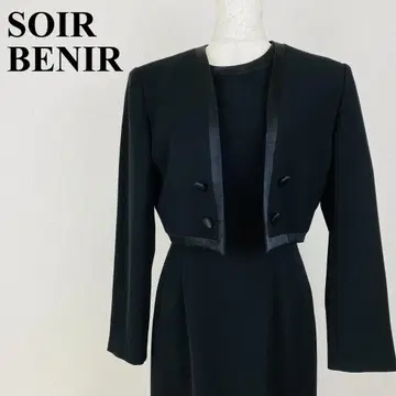 새상품급 SOIR BENIR 셋업 원피스 실크 혼방 0256-A