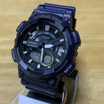 [새상품] 카시오 CASIO 남성용 손목시계 AEQ-110W-2A 네이비