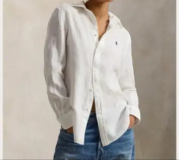 폴로 랄프로렌 클래식 핏 린넨 셔츠