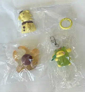 산리오 폼폼푸딩 가챠가챠 키링 행거 케로케로 파티