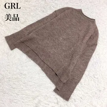 GRL 그레일 니트 브라운 F U313