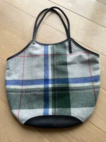 JACK GOMME PARIS 체크 무늬 토트백