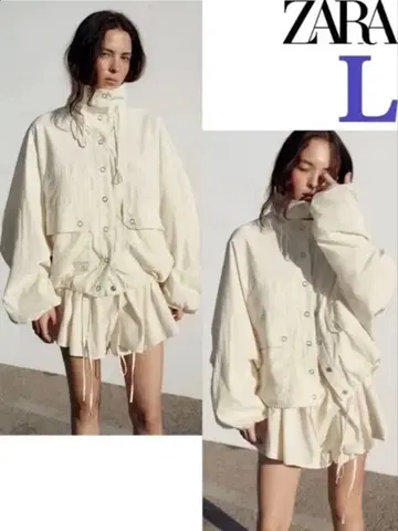 ZARA 나일론 포켓 자켓 L