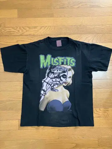 90s misfits psycho tour 티셔츠 여성 프린트