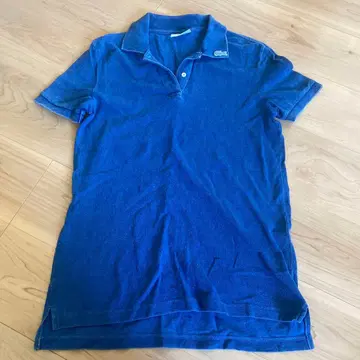 LACOSTE 라코스테 반팔 피케 셔츠 블루 사이즈 36