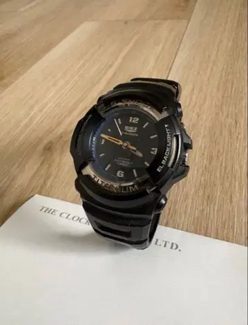 보증서 포함 CASIO G-SHOCK GIEZ GS-500 블랙 손목시계