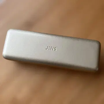 JINS 안경 케이스 포함 하드 타입 샴페인 골드