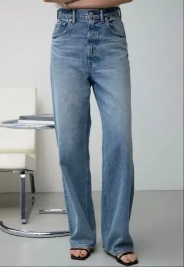 AZUL 하이웨스트 denim 슬림 레그