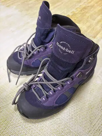 [ 상태 좋음 ] 몽벨 등산화 GORE-TEX 퍼플 23cm