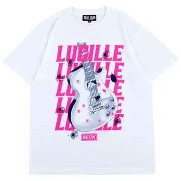 BECK LUCILLE XL T셔츠 화이트 루실 베크 정품 유키오