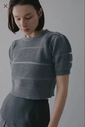 manof 마노프 반팔 니트 OPENWORK KNIT SHORT TOPS