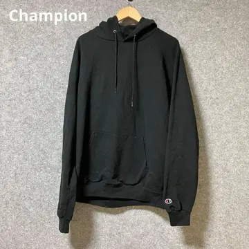 Champion 블랙 후드티 빅 사이즈 2XL