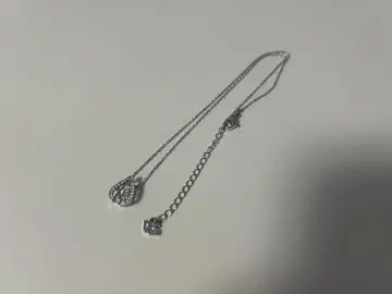 스와로브스키 댄싱스톤 드롭 펜던트 목걸이