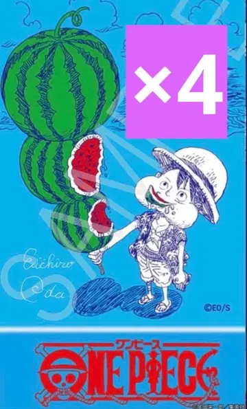 나츠코미 2026 ONE PIECE 신작 메타키라 카드 루피 4장