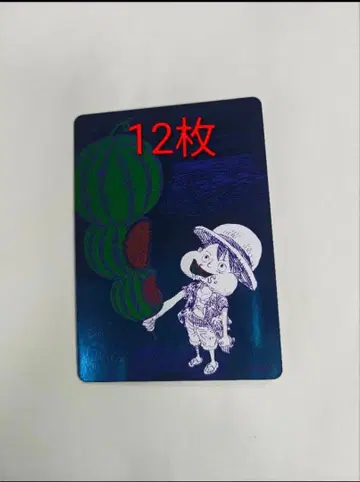 나츠코미 2026 메타키라 카드 ONE PIECE 루피 수박 12장