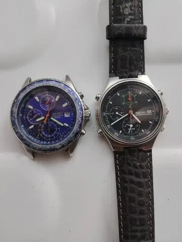 SEIKO 크로노그래프 손목시계 2세트