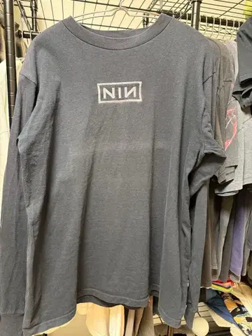 ask 가격 90s Nine Inch Nails 밴딩 t셔츠 긴팔