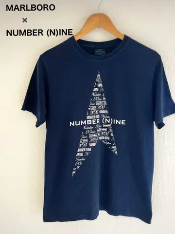 MARLBORO x NUMBER (N)INE 콜라보 셔츠 네이비 F
