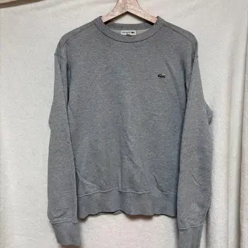 LACOSTE 크루넥 맨투맨 그레이 기간 한정 가격