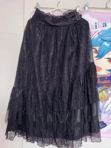 Axes femme 레이스 스커트 블랙