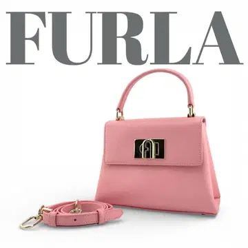 새상품급 FURLA 훌라 2way 핸드백 숄더백 핑크
