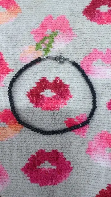 [ 새상품급 ] 블랙 다이아 팔찌 실버 925
