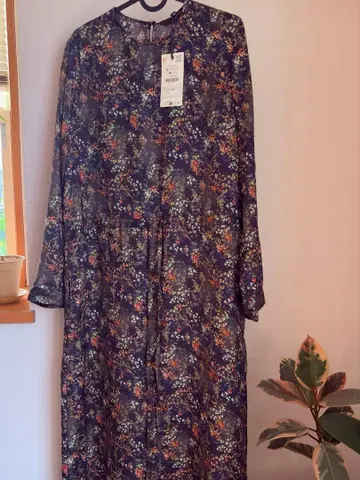 ZARA 꽃무늬 원피스 긴팔 택 포함 새상품