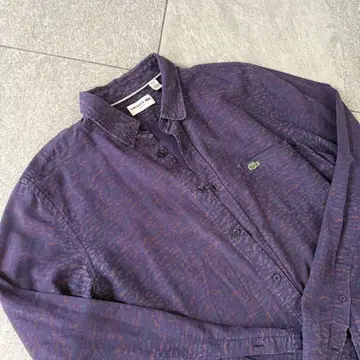 LACOSTE 라코스테 긴팔 셔츠 올 패턴 카모