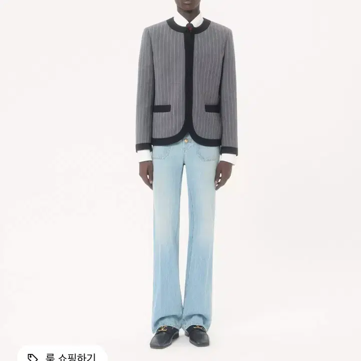 발렌티노 핀스트라이프 울 자켓 46 사진 2
