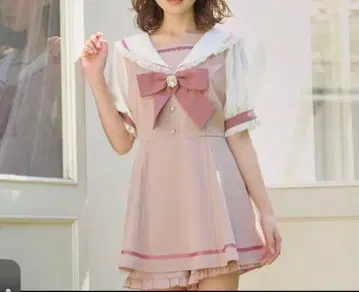 리즈리사 LIZLISA 반팔 세일러 카라 셋업