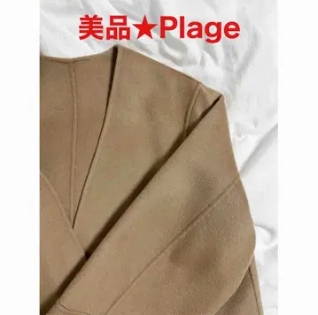 새상품급 Plage 해밀턴 노카라 코트